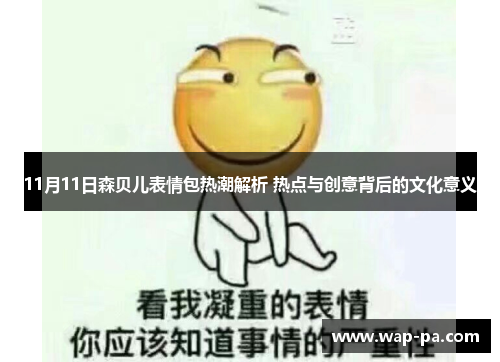 11月11日森贝儿表情包热潮解析 热点与创意背后的文化意义
