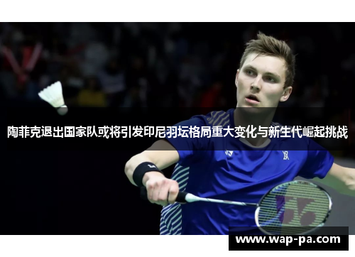 陶菲克退出国家队或将引发印尼羽坛格局重大变化与新生代崛起挑战 陶菲克退出国家队或将引发印尼羽坛格局重大变化与新生代崛起挑战