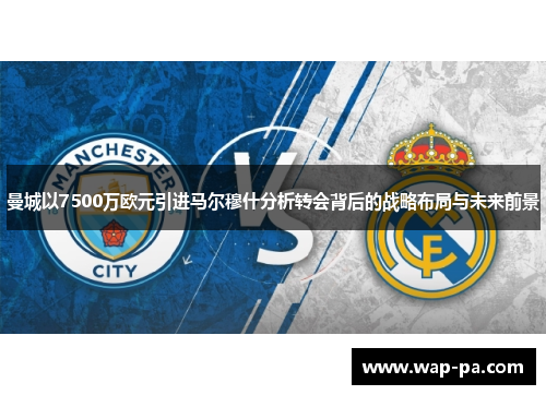 曼城以7500万欧元引进马尔穆什分析转会背后的战略布局与未来前景