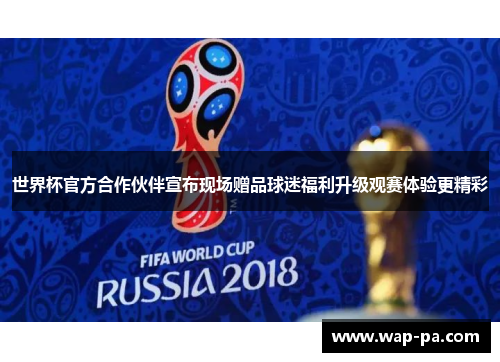 世界杯官方合作伙伴宣布现场赠品球迷福利升级观赛体验更精彩